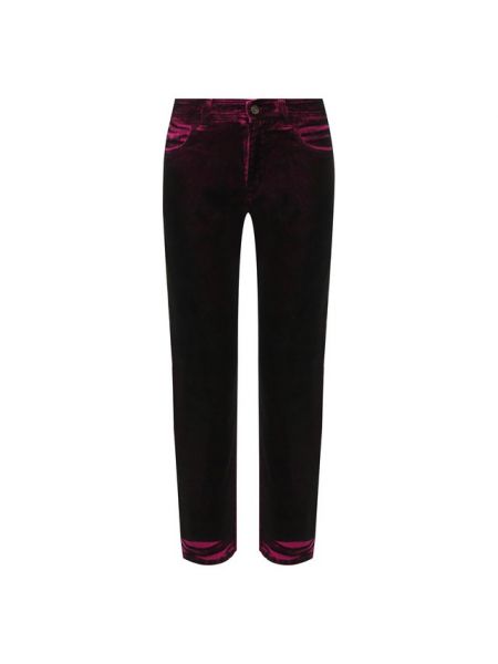 Укороченные джинсы No. 21, розовые
