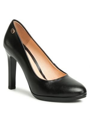Полуотворени обувки с ток Baldaccini черно