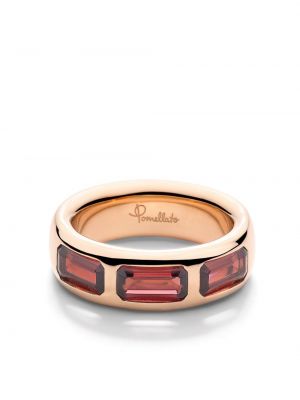 Granátový prsteň z ružového zlata Pomellato