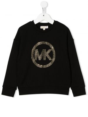 Hoodie för tjejer Michael Kors Kids svart