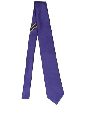 Hodvábna kravata Brioni čierna
