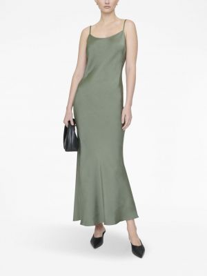 Hedvábné šaty Anine Bing zelené