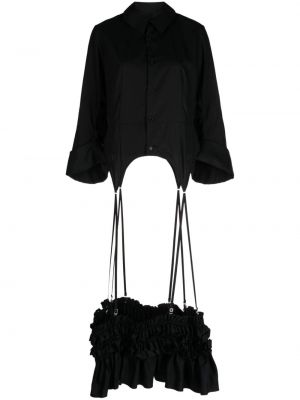 Medvilninė marškiniai Noir Kei Ninomiya juoda