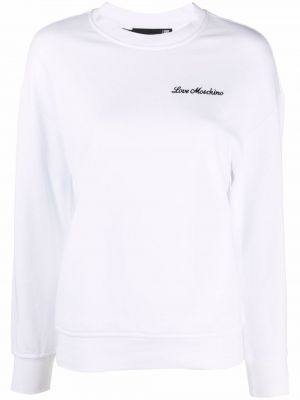 Herzmuster sweatshirt mit rundhalsausschnitt Love Moschino