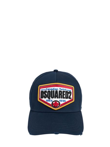 Bomull cap Dsquared2 blå