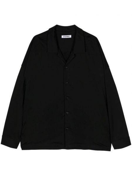 Βαμβακερό πουκάμισο Attachment μαύρο