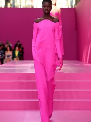 Ολόσωμη φόρμα Valentino ροζ