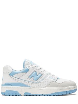 Sneakerși din piele de căprioară din piele New Balance 550 alb