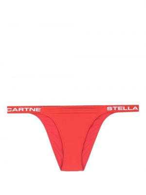 Bikini con stampa con motivo a stelle Stella Mccartney rosso