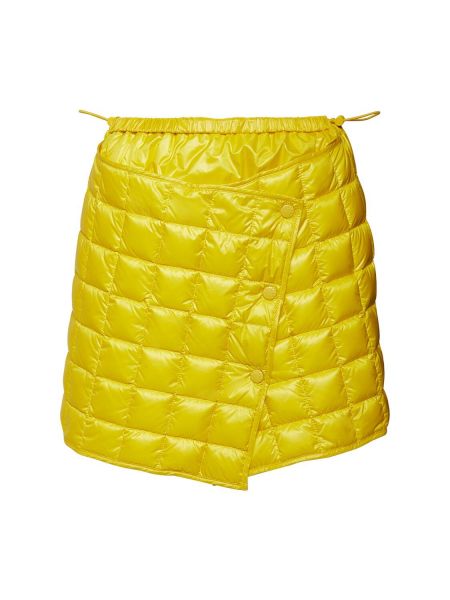 Pérová nylónová sukňa Moncler žltá