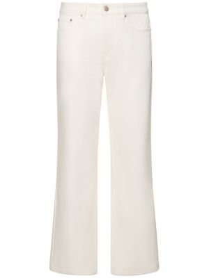 Rovné kalhoty Ami Paris bílé
