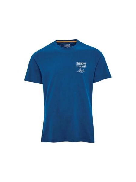 T-shirt Barbour blau