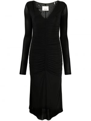 Миди рокля Isabel Marant черно