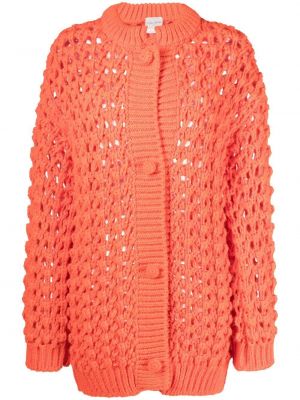 Oversized strikkegenser Forte_forte oransje