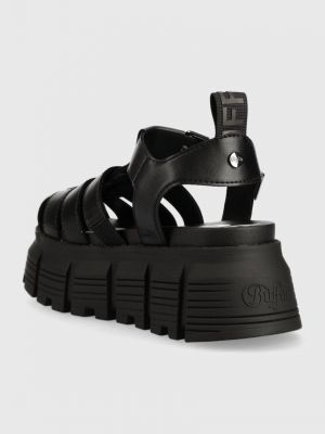Sandale cu platformă Buffalo negru