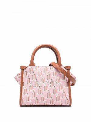 Trykt shoppingbag Lanvin rosa