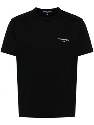 Bavlněné tričko s potiskem Comme Des Garçons Homme černé