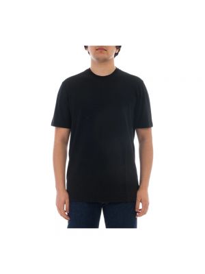 Slim fit t-shirt Zanone schwarz
