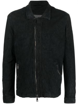 Kožená bunda Giorgio Brato čierna