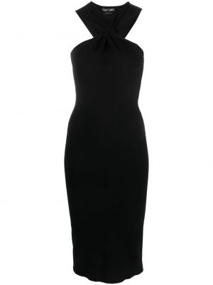 Sukienka midi Tom Ford czarna