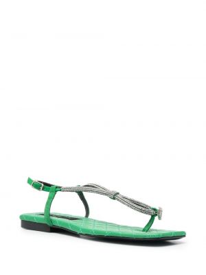 Křišťálové sandály bez podpatku Philipp Plein
