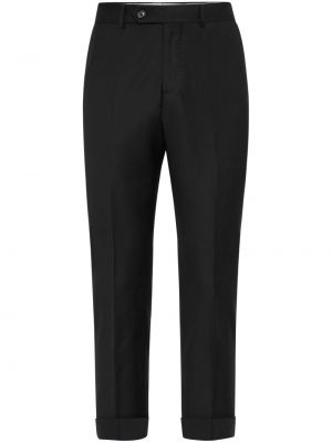 Pantalon en laine à carreaux Brunello Cucinelli noir