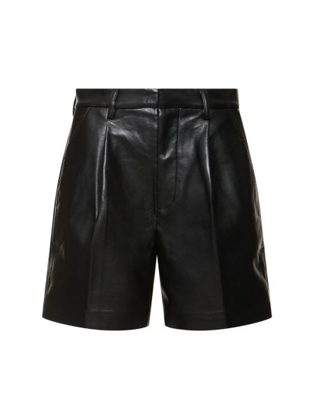 Skinn shorts Anine Bing svart