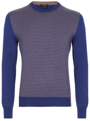 Кашемировый шелковый свитер Svevo синий