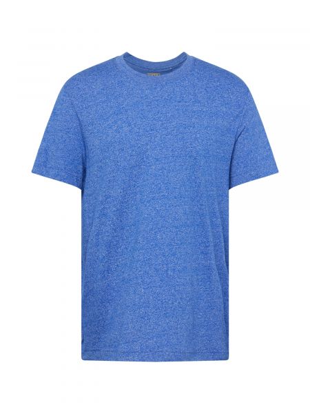 Majica s melange uzorkom Esprit plava