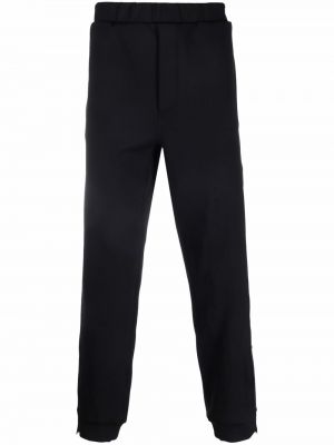 Спортни панталони с цип на райета Prada черно