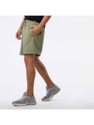 Shorts aus baumwoll New Balance grün