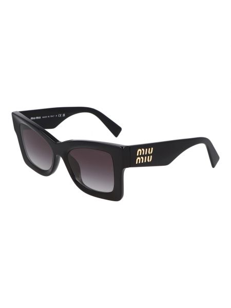 Okulary przeciwsłoneczne oversize Miu Miu czarne