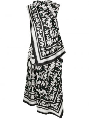 Ασύμμετρη φόρεμα με σχέδιο Christian Wijnants