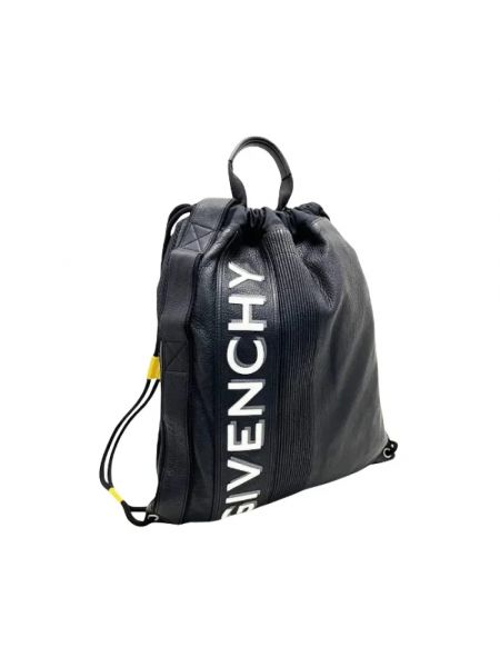 Plecak skórzany Givenchy Pre-owned czarny