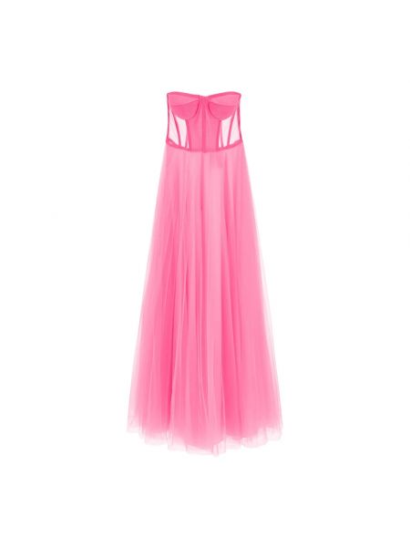 Sukienka długa 19:13 Dresscode różowa