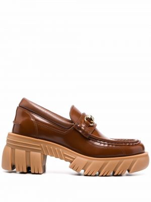 Loafers Gucci brun