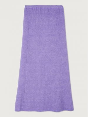 Midi sijonas American Vintage violetinė