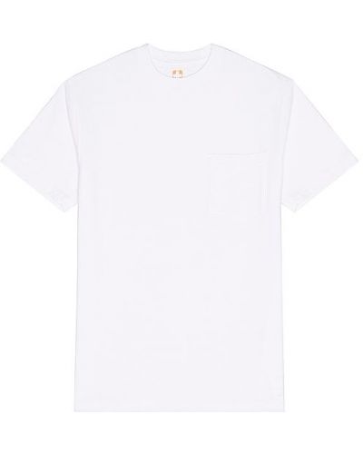 Camiseta Beams Plus blanco