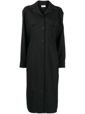 Μάξι φόρεμα Lemaire μαύρο