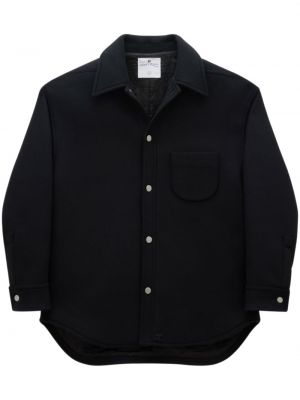 Košile s knoflíky Courrèges černá