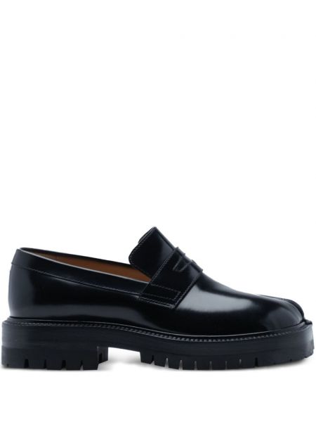 Læder loafers Maison Margiela sort