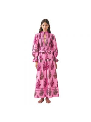 Sukienka długa Antik Batik różowa