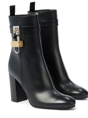 Ankle boots skórzane Givenchy - сzarny