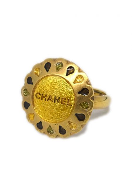 Aranygyűrű Chanel Pre-owned aranyszínű