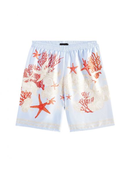 Silkki bermudashortsit pojille Versace Kids sininen