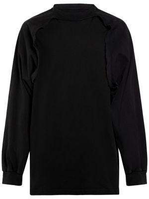 Bavlnené tričko Balenciaga - čierna