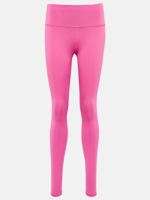 Sportovní kalhoty s vysokým pasem Alo Yoga růžové