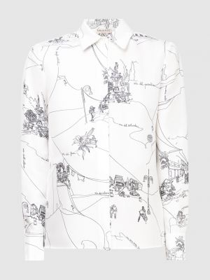 Шовкова блузка Emilio Pucci, біла