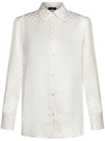 Jacquard top Etro hvid