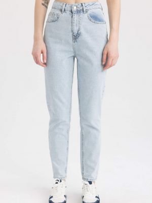 Priliehavé džínsy Defacto sivá